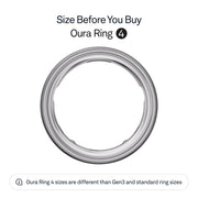 Oura JZ90-54220-10 Ring 4, Brushed Silver, Size 10