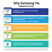 Samsung 85-Inch Neo QLED 4K QN90F Series Mini LED Smart TV with Vision AI, Neo Quantum HDR+, Object Tracking Sound+ Dolby Atmos, Glare-Free Screen, 165Hz Refresh Rate, QN85QN90FAFXZA