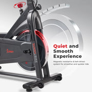 Sunny Health & Fitness SF-B122955 Indoor Exercise Bike with Device Mount and Optional Exclusive SunnyFit App Bluetooth Connectivity