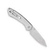 Buck Knives 744 Sovereign Folding Pocket Knife, 3 in 7Cr Stainless Steel Clip-Point Blade, Silver Handle, Removable Deep Carry Pocket Clip