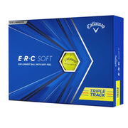 Callaway ERC Soft 2021 Yellow Golf Balls, 12 Pack - Rubber Material