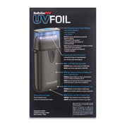 BaBylissPRO UVFOIL Single-Foil Electric Shaver with UV-Disinfecting Lid, Hypoallergenic Titanium Foil, 10,000 RPM Motor, Rechargeable Lithium-Ion Battery, Matte Black, FXLFS1