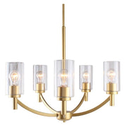 Eglo Lighting 203741A 5-Light Gold Transitional Dry Rated Chandelier
