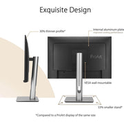 ASUS ProArt PA248CRV 24.1 Inch WUXGA IPS Monitor, 97% DCI-P3, 100% sRGB, USB-C PD 96W, 75Hz, Ergonomic Stand, Silver