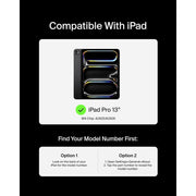 Belkin Pro Keyboard Case with Magnetic Stand, Backlit Bluetooth Keyboard, Large Trackpad for iPad Pro 13 in M4 M5, Black, BBZ003tt-V2