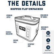 YETI Hopper Flip 8 Soft-Side Cooler - Ultramarine Violet