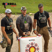 Morrell Outdoor Archery Bag Target, Weatherproof, Multi-Layered Density, Two Sides with 50+ Bullseyes, White, 29x14x31 in, 58505