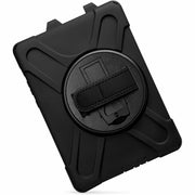 Cellairis Rapture Rugged Tablet Case with Hard Polycarbonate Shell, Shock Absorbing Silicone Skin, Adjustable 360 Rotating Hand Strap and Kickstand for Samsung Galaxy Tab A9+