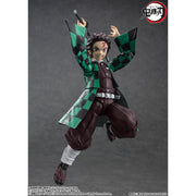 Bandai Spirits S.H.Figuarts Tanjiro Kamado Demon Slayer Action Figure, Highly Articulated, 5.5 in, PVC and ABS, Includes Sword and Scabbard BAS66475