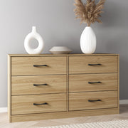 Mainstays MS251348971DROA Ardent 8 Drawer Dresser Euro Oak