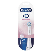 Oral-B iO RB SW-2 Gentle Care Replacement Brush Heads, White, 2 Count