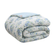 Paris Hilton Coquette Floral Blue 3-Piece Comforter Set, Full/Queen
