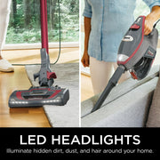 Shark HV370 Rocket Pro Corded Stick Vacuum, Carpets & Hardfloors, XL Capacity, Red