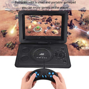 iFanze 13.9 Portable DVD Player with 10.1 HD Swivel Display Screen 800x480 Resolution 16:9 LCD Screen 100-240V Dvd Player, Black