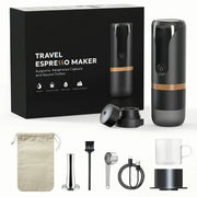 Tomshine Portable Espresso Machine 9 Bar Pressure Rechargeable 2 in 1