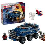 LEGO Marvel Spider-Man Prison Transport Chase Building Toy, 367 Pieces, Includes 4 Minifigures, Ages 8+, 6588689