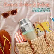 Margaritaville Maui Portable Frozen Drink Maker, 18 oz, USB Rechargeable, BPA-Free Tritan Plastic, One-Touch Operation
