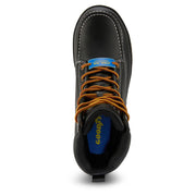 Goodyear Penn Steel Toe Work Boots, Wide, Black, Lace-Up, Ankle-High, Slip-Resistant TPR Outsole, GY208701