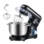 Kitchen in the Box KSM60 Tilt-Head Stand Mixer, 6.5QT Stainless Steel Bowl, 660W Motor, 6-Speed with Pulse, Black