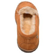Minnetonka Sheepskin Terese Slippers for Ladies - Brown - 7M