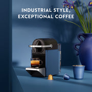 Nespresso Pixie Espresso Machine by De'Longhi, 19-Bar Pressure, Compact Industrial Design, Navy Blue, EN127BL