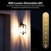 WYZE Accessory Bulb, Dimmable 800 Lumen LED, Soft White 3000K, E26 Base