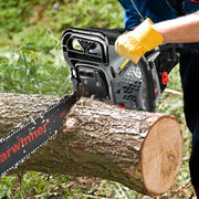 Garwinner 6220G Gas Chainsaw 20 inch 6220G 62CC 2-Stroke Cordless Chainsaw for Farm/Garden/Ranch/Wood Black