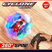 Force1 Cyclone LED Remote Control Car, Double-Sided Off-Road RC Crawler with Color-Changing LED Tires, 2.4GHz Remote, Rechargeable Batteries, S8803A