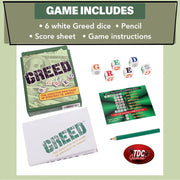 TDC Games 50-8800 Greed Dice Game, 2 or More Players