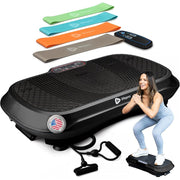 LifePro Waver Vibration Plate Exercise Machine, Advanced Oscillation Technology, 99 Speeds, Resistance Bands, Purple