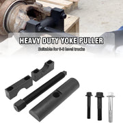 Anxingo Heavy Duty Yoke Puller with Grade 8 Bolts, Steel Construction, Black Finish, Fits Class 6-8 Trucks, 60050