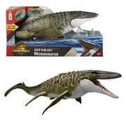 Jurassic World Mosasaurus Action Figure w/Mini Dilophosaurus, 25.7