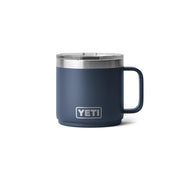 YETI Rambler 14 oz Ceramic Lined Stackable Mug, Vacuum Insulated Stainless Steel with MagSlider Lid, Navy