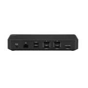 SIIG Triple Hybrid 4K Video Laptop Docking Station, 3 HDMI Ports, 100W Power Delivery, USB-C and USB-A Hub, Gigabit Ethernet, Black, JU-DK0P11-S1