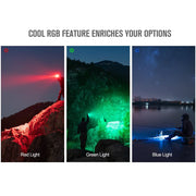 Olight Marauder Mini Rechargeable LED Floodlight, 7,000 Lumens, Cool White, Midnight Blue