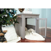 New Age Pet EHHC405XL ECOFLEX Dog Crate End Table, Grey, X-Large