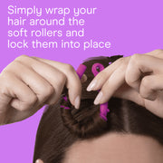 Conair Silicone Hot Roller Set with 7 Small and 7 Medium Rollers, No Clips Needed HS18RT
