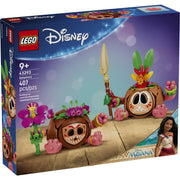 Lego Disney Moana Kakamora Building Toy, 407 Pieces, Posable Characters with Hidden Storage, Multicolor, 43293