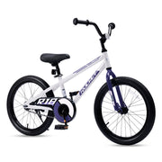 RoyalBaby Rocket 18 Kids Bicycle, Carbon Steel Frame, Coaster Brake, Adjustable Seat and Handlebar, White