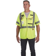 Milwaukee 48-73-5143 Class 3 High Visibility Yellow Safety Vest - 2XL/3XL