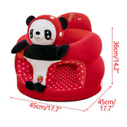 Bgageg Cartoon Animals Baby Support Sofa Chair Baby Support Floor Seat Cartoon Animals Plush Toddler Sofa Chair