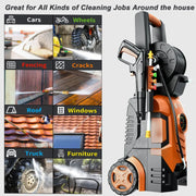 FOTING KLC-PROC 5000 PSI at 3.3 GPM 14 Amps Corded Electric Pressure Washers, Quick Connect Tips