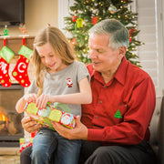 Htooq 24 Pieces Advent Calendars 2024 Lightweight Festival Style Cute Plastic Christmas Brooch Set