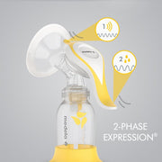Medela 101041149 Harmony Manual Breast Pump with PersonalFit Flex Breast Shield