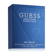 Guess Seductive Blue Eau de Toilette Cologne Spray for Men, Oriental Woody Fragrance, 1.7 Fl Oz, 32042A