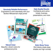 Brother Genuine LC504XLBK High Yield Black Ink Cartridge for MFC-J1365DW Printer, 1500 Page Yield