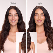 L'ANGE HAIR Le Duo Edge 2-in-1 Titanium Styler Flat Iron Straightener & Curling Iron, 1in Wide Titanium Plates, Blush