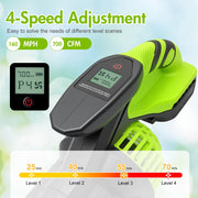 IAMSTECH c Brushless Motor, 21V Battery, 4 Speed Modes, Detachable Tube, Digital Display, 7.6 lb