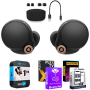 Sony WF-1000XM4 Truly Wireless Earbuds, Industry-Leading Noise Canceling, Black, USB Type-C Charging Case, 24-Hour Battery Life, E2SNWF1000XM4B