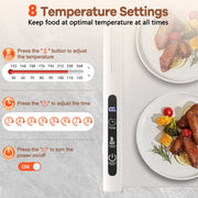 YUWENUS T2655426 Electric Warming Tray, Fast Heating Silicone Mat, 26x15 in, White